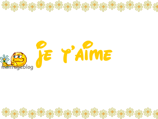 Je t'aime ...